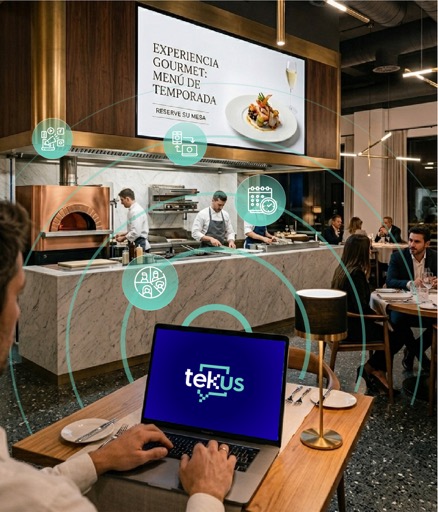 Ecosistema integral — Plataforma de Señalización Digital y Kioscos Interactivos