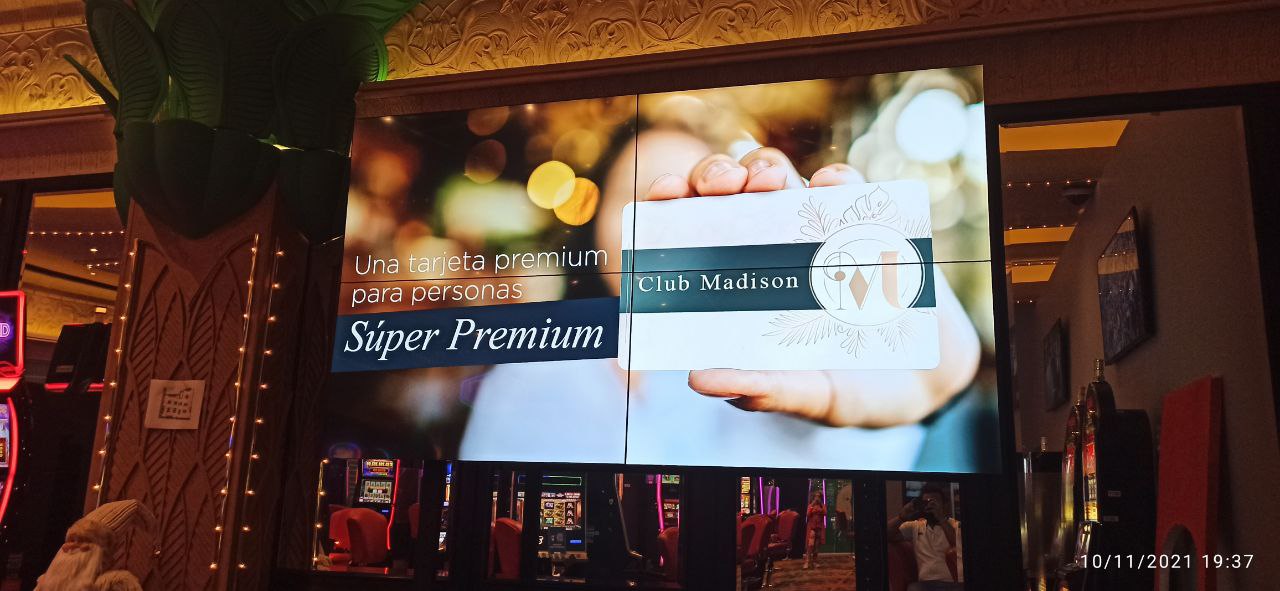 Videowall de Tekus para Casinos Madison